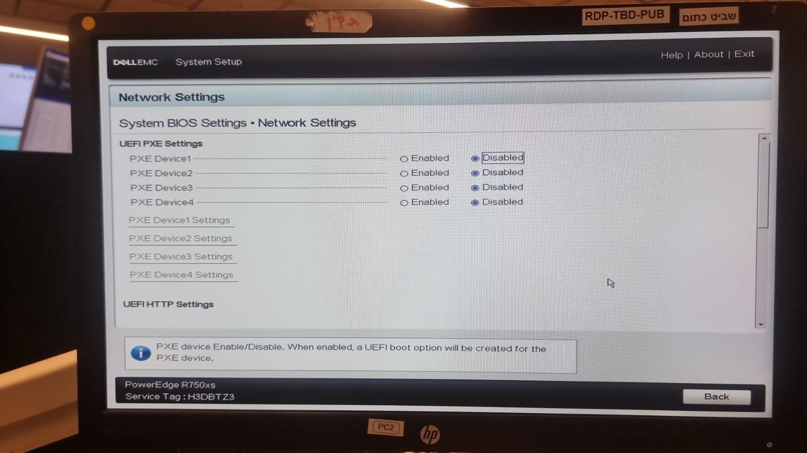 ESXi dashboard