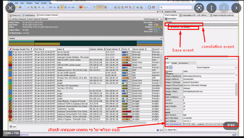The inspect/edit panel